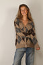 &Daughter - Vest - Ava Argyle Cardigan - Dark Natural / Porcupine / Grey