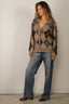 &Daughter - Vest - Ava Argyle Cardigan - Dark Natural / Porcupine / Grey