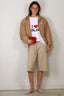 Liya - Short - Culotte Racer Double Face - Sand