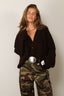 Golden Goose - Vest - Journey Unisex Knit Cardigan Over Rubens Casentino Wool - Brown