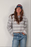 BYLOTTE Studios - Top - Ivy Longsleeve - Grey Melange / White / Black