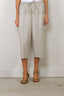 6397 - Broek - Cropped Drawstring Pant - Stone
