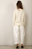 Vince - Trui - Boiled Cashmere Crew - Off White