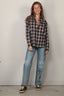 Ralph Lauren - Blouse - Woven Shirt - Brown Blue Multi