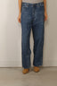 Chimala - Jeans - Width Denim Waist Adjust Pants - Dark Distress