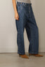 Chimala - Jeans - Width Denim Waist Adjust Pants - Dark Distress