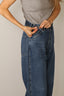 Chimala - Jeans - Width Denim Waist Adjust Pants - Dark Distress