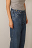 Chimala - Jeans - Width Denim Waist Adjust Pants - Dark Distress