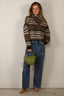 Chimala - Jeans - Width Denim Waist Adjust Pants - Dark Distress