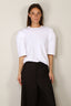 Tibi - Top - Perfect Hinged Sleeve T - White