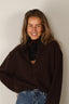 &Daughter - Sjaal - Argyle Foulard - Dark Brown/ Port/ Navy/ Pagoda