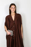 RAE - Jurk - Sophia - Chocolate Brown