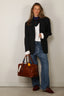 Chimala - Jeans - Width Denim Waist Adjust Pants - Dark Distress