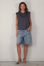 RAE - Top - Hannah Sleeveless Sweat - Charcoal