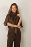 Francoise - Blouse - Alessa - Brown