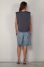 RAE - Top - Hannah Sleeveless Sweat - Charcoal