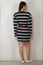BYLOTTE Studios - Jurk - Taylor Dress - Navy / White / Bordeaux