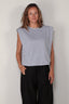 RAE - Top - Hannah Sleeveless Sweat - Grey