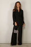 RÓHE - Blazer - Fitted Tuxedo Blazer - Black
