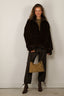 Halfboy - Jacket - Faux Fur Anorak - Dark Brown