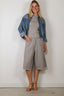 R13 - Blouse - Cropped denim shirt -  Brindley