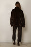Halfboy - Jacket - Faux Fur Anorak - Dark Brown
