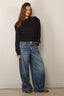 RAE - Sweater - Josephine With Scarf - Indigo