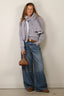 RAE - Sweater - Josephine With Scarf - Grey