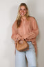 Golden Goose - Blouse - Journey W's Over Shirt - Dusty Coral