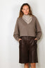 Lisa Yang - Sweater - Karine - Truffle
