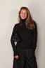 Ganni - Top - Merino Turtleneck W Lace Details - Phantom