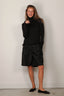 Ganni - Top - Merino Turtleneck W Lace Details - Phantom
