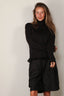 Ganni - Top - Merino Turtleneck W Lace Details - Phantom
