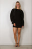 Rotate - Jurk - Fitted Tailored Dress - Black