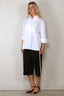 Golden Goose - Blouse - Journey W's Over Shirt With Pleated Bib Pollon Cotton Popline - White