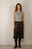 Johny - Short - Berny Leather - Brown