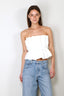 SoSue - Top - Pleat - White