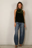 Forte_Forte - Top - Viscose/Silk Velvet Top - Woods