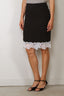 Rotate - Laceband Pencilskirt - Black Comb