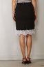 Rotate - Laceband Pencilskirt - Black Comb