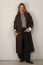 Tibi - Top - Washable Cashmere Oversized Easy T Polo - Heather Grey
