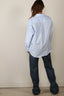 6397 - Blouse - Uniform Shirt - Blue Stripe