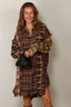 R13 - Jurk - Spliced Drop Neck Shirtdress - Green Multi Plaid