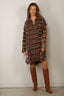 R13 - Jurk - Spliced Drop Neck Shirtdress - Green Multi Plaid