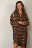 R13 - Jurk - Spliced Drop Neck Shirtdress - Green Multi Plaid