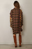 R13 - Jurk - Spliced Drop Neck Shirtdress - Green Multi Plaid