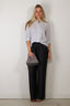 RÓHE - Broek - Wide Leg Silk Trousers - Night