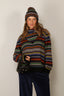 Suzie Kondi - Bandana - Madilli Scarf - Black Multi Stripe