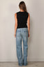 RÓHE - Top - Dense Rib Tank Top - Black