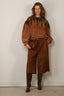 SAGE AND IVY - Sweater - Sigrid - Green / Camel